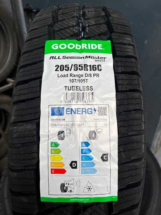 205/65R16C Goodride SW613 cztery nowe całoroczne opony do busa 2025r