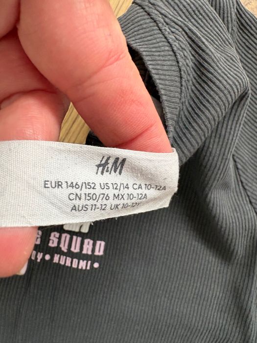 Legginsy ocieplane meszkiem serca serduszka H&M r.140