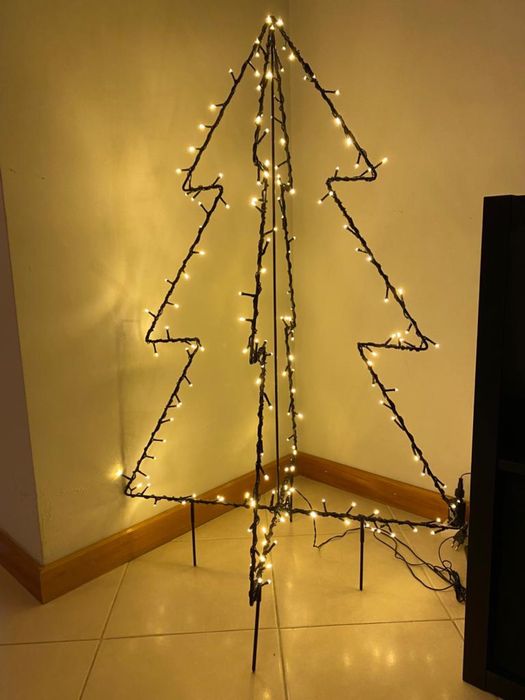 Árvore de Natal com luz