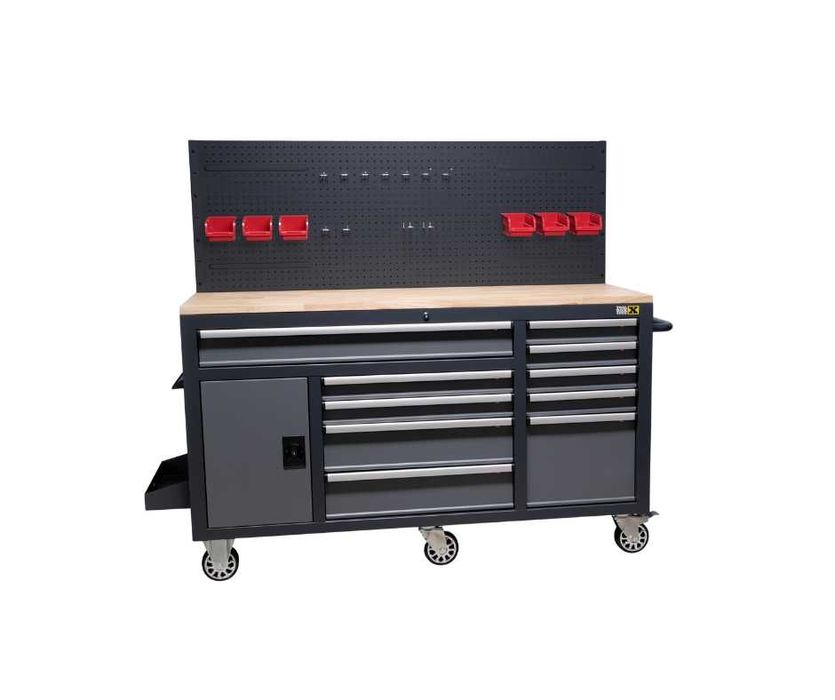 Bancada de Trabalho c/ Rodas e Painel 1850X600mm JL20