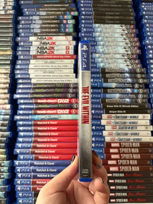 Гра The Evil Within на ps4, диск з грою на пс 4, ліцензія