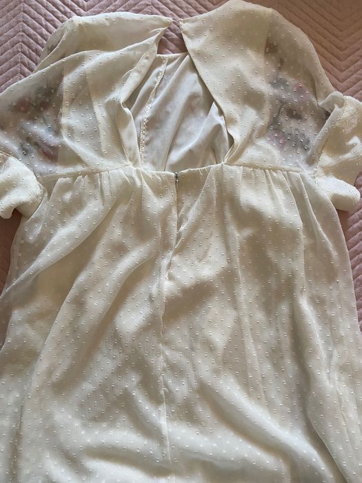 Vestido com flores zara