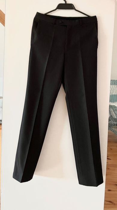 Garnitur męski ciemny grafit