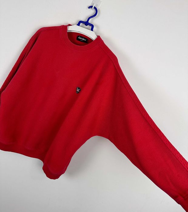 Sweter prążkowany CARLO COLUCCI sport boxy oversize r. L