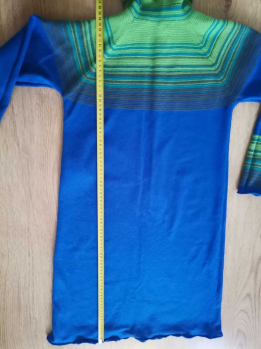 benetton sukienka wełniana granatowa rozmiar s