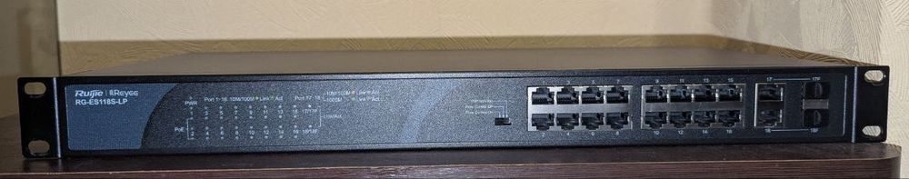 Комутатор , свіч Ruijie Reyee RG-ES118S-LP