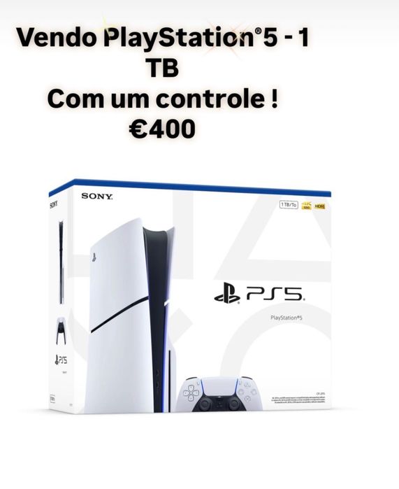 Playstation 5 Slim, 1TB, Branco