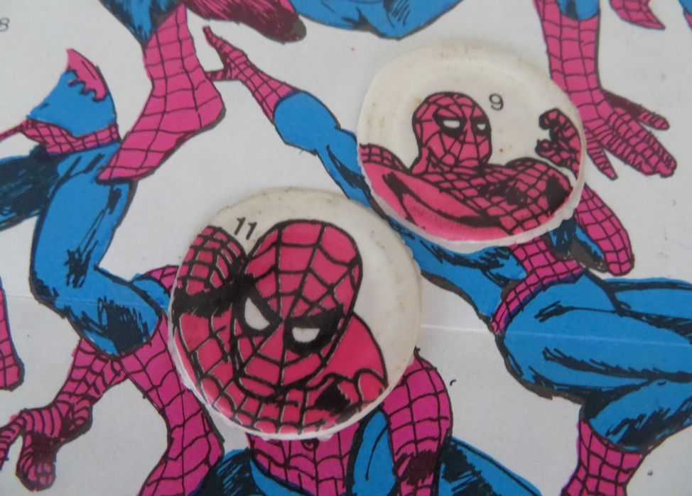 Caderneta de CARICAS (interiores) Homem ARANHA/Fruto Real