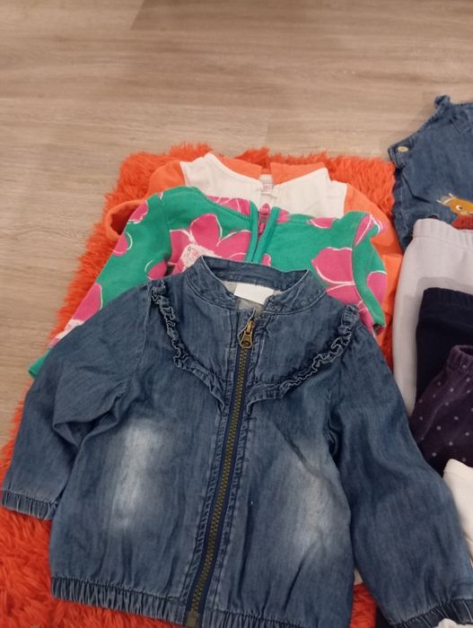 Torba ubrań dla dziewczynki 74