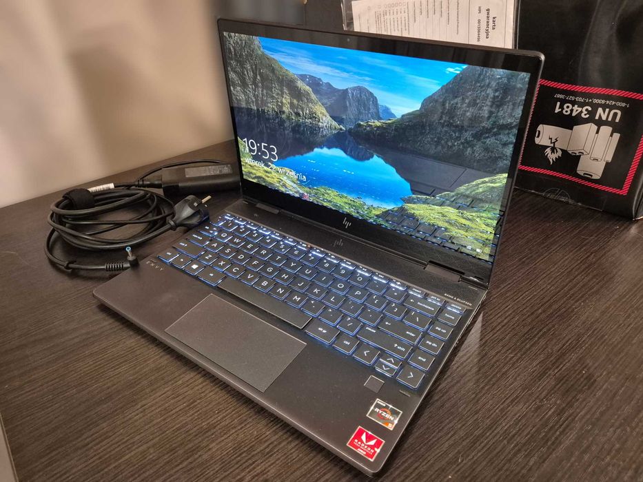 Laptop 2w1 HP ENVY x360 13,3" dotykowy / 3500U / Win10/Win11 / 8GB RAM / 512SSD / Vega8