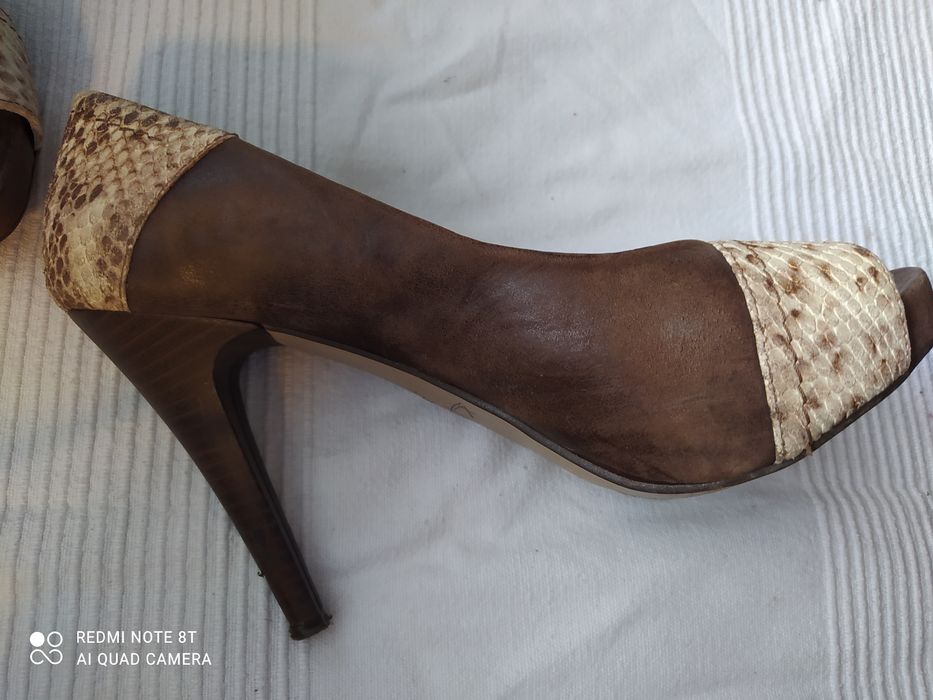 Buty skóra wężowe