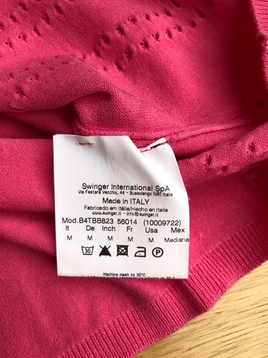 Sweterek Versace Versus różowy rozm. M