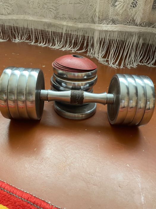 Гантеля та 6 «блинів»