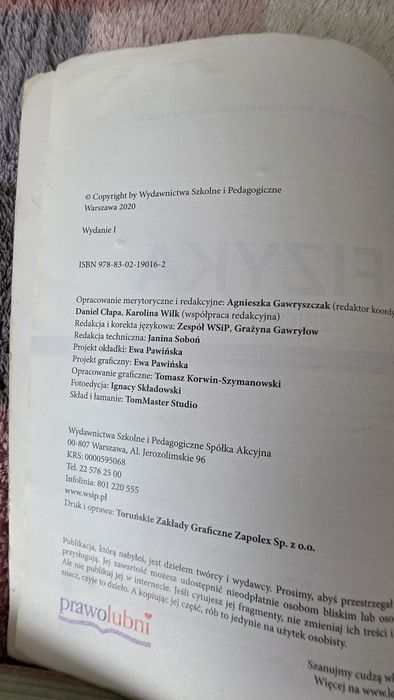 Fizyka 2 zakres rozszerzony