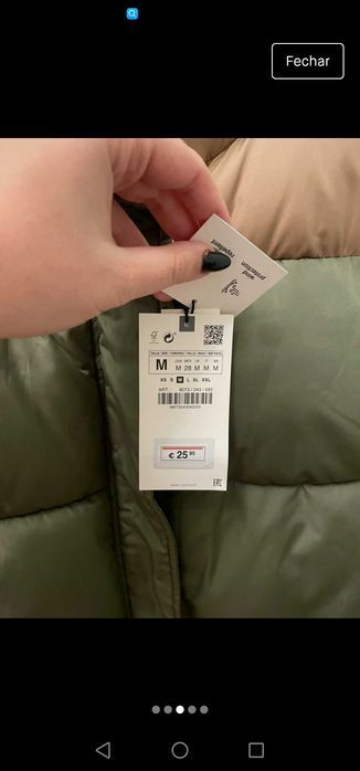 Colete alcochoado Zara