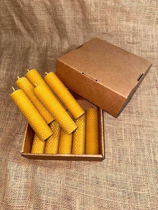 Набір свічок з бджолиного воску