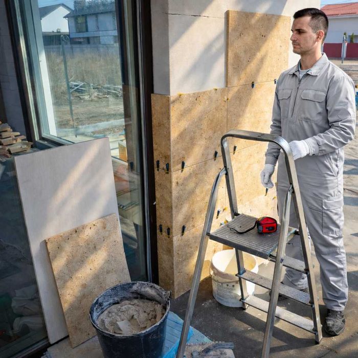 Укладка Травертина/Керамогранита/Гранита Наружная/Внутренняя укладка