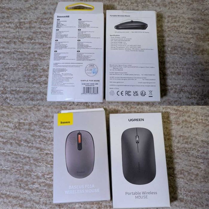 Мышки Rapoo | Cooler Master | Baseus | Ugreen | Delux - РАСПРОДАЖА!