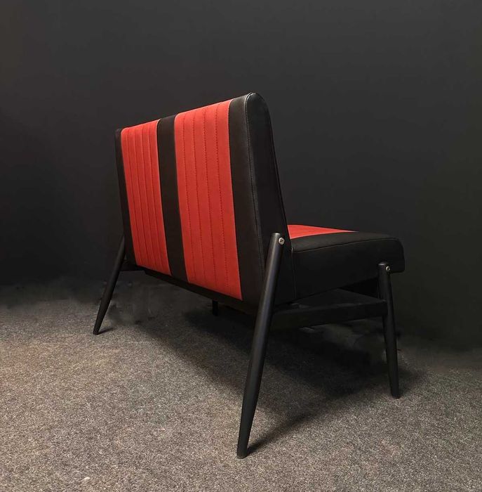 Sofa  fotel Celia PRL po renowacji