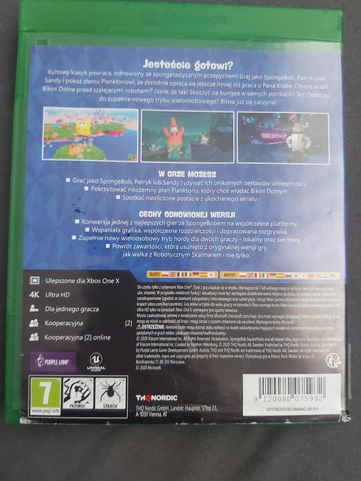 Spongebob xbox one