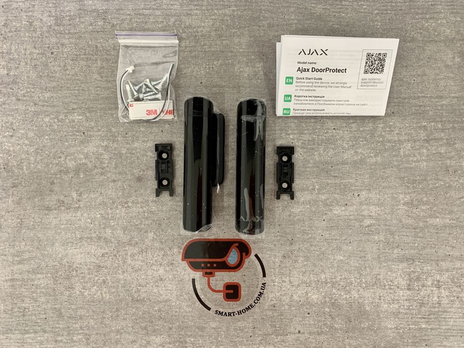 AJAX Doorprotect белый чёрный беспроводной датчик открытия двери окна