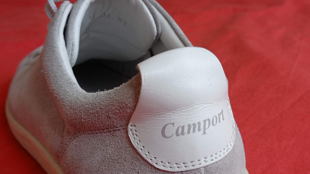 Tenis Camport em camurça cinza N43