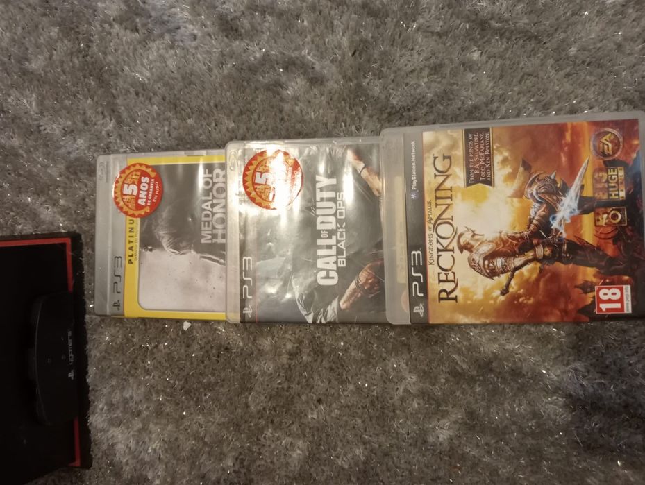 PlayStation 3+ controller+3games+ game tower+ cable64564072908803121