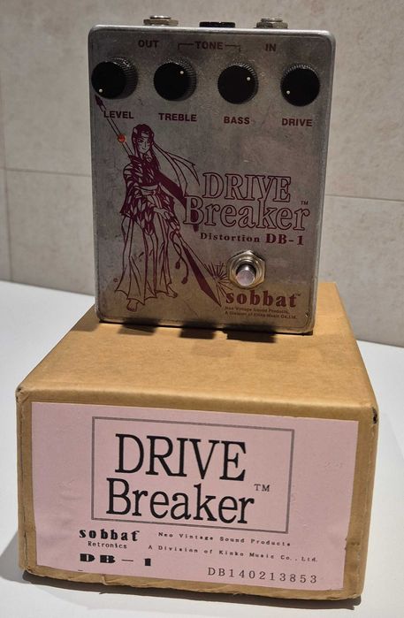 Pedal Distorção Sobbat DB-1 Drive Breaker - Como Novo (The Edge / U2)