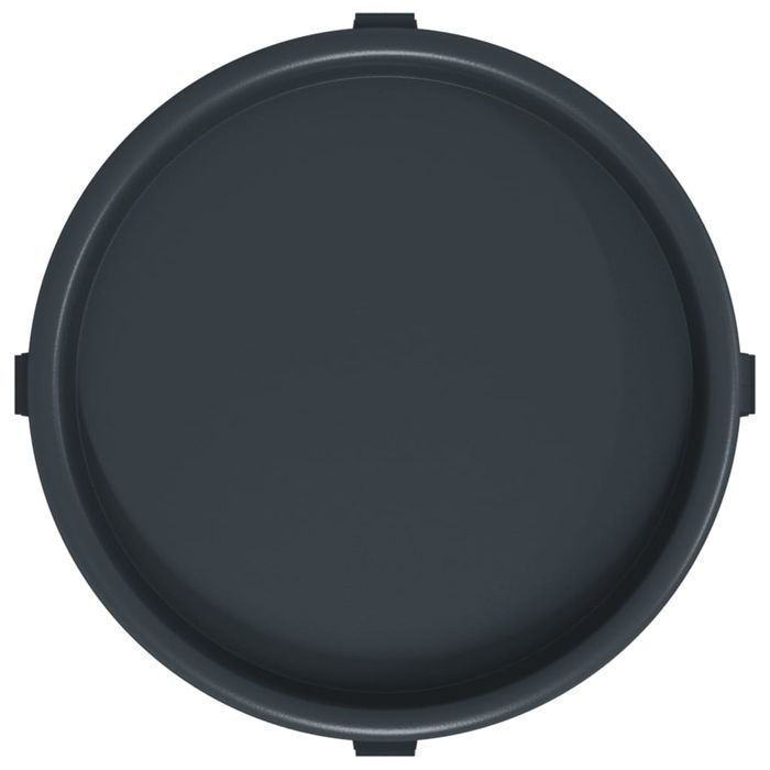 Szary Kwietnik na Kółkach, 2 Szt., 34 cm, Nośność 35 kg