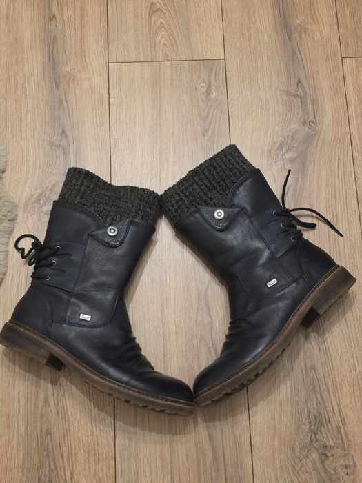 Kozaki damskie wygodne Rieker 42 IV