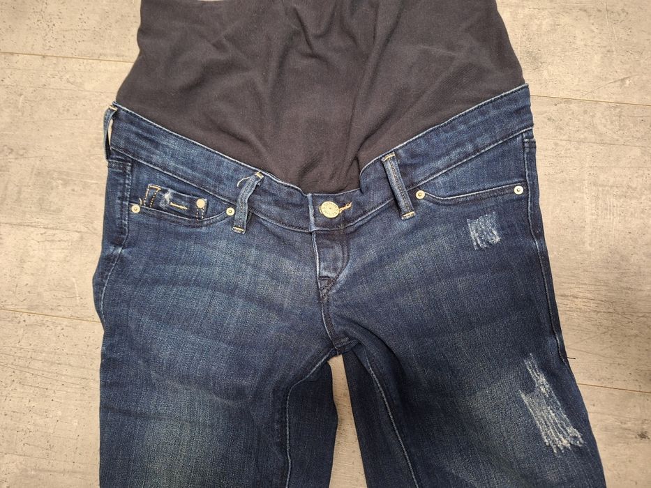 Spodnie, Jeansy ciążowe H&M rozm. 34