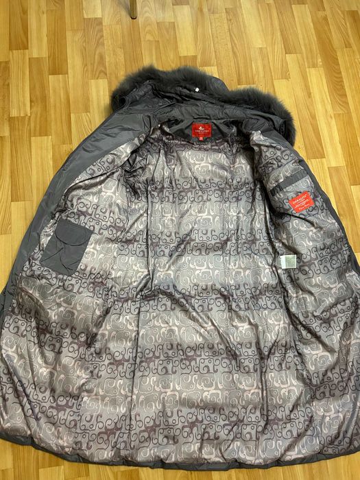 Пуховик пух перо песец фирменный  Obralite  XL  50-52 отл. сост.
