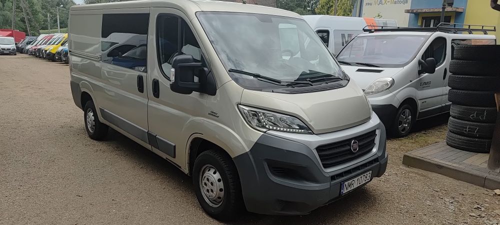 Fiat Ducato doka brygadówka  iveco brygadowy 7 osobowy osp euro 5 l2h1