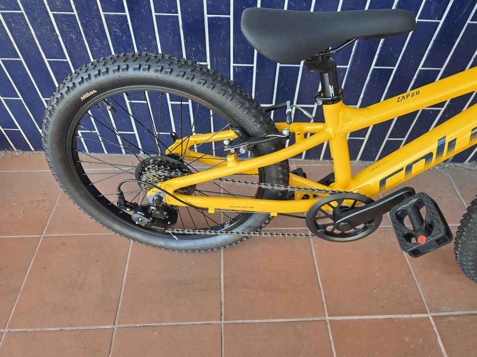 Bicicleta crianca roda 20 aluminio nova