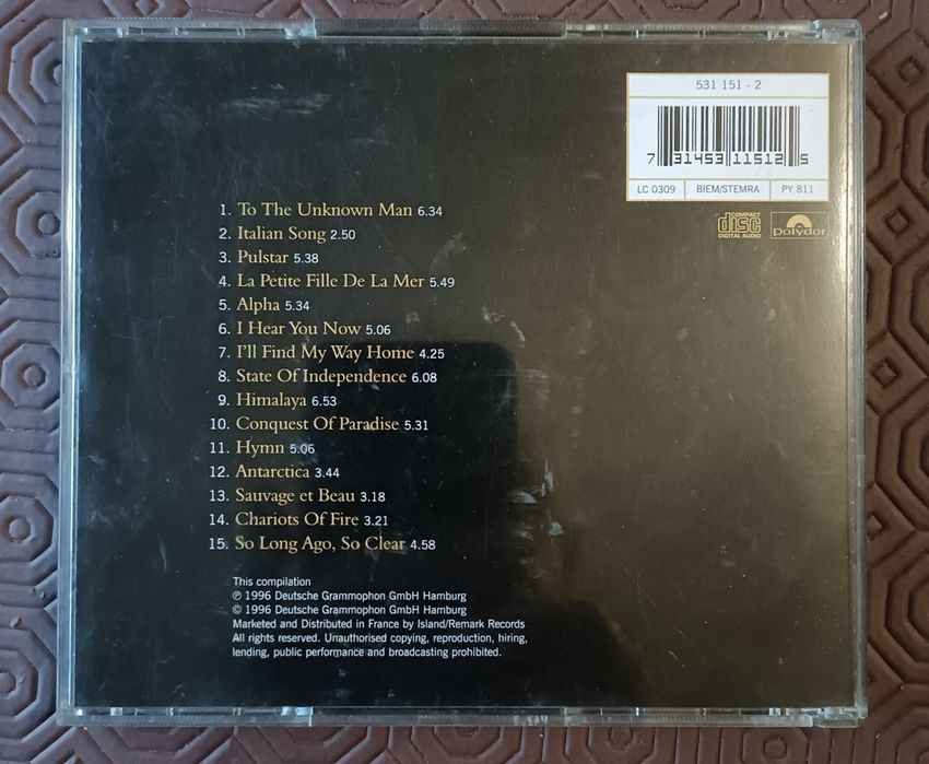 CD VANGELIS - Portaits