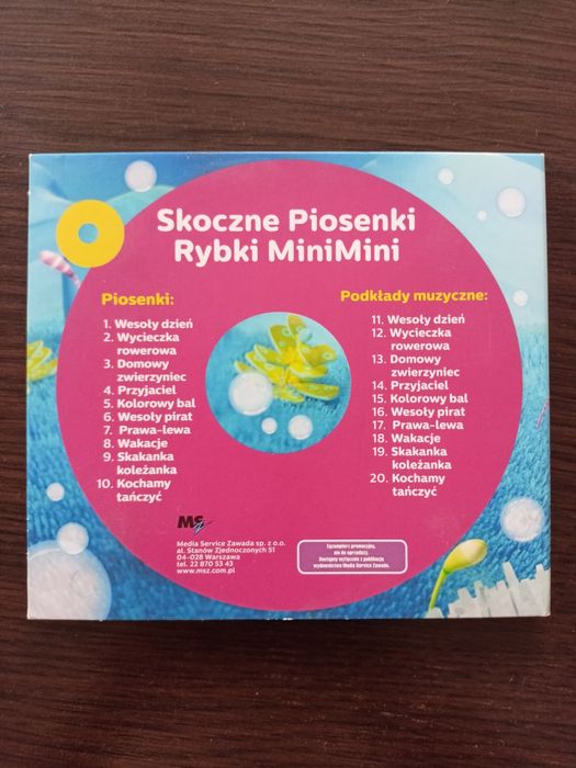 Skoczne Piosenki Rybki MiniMini - Płyta CD