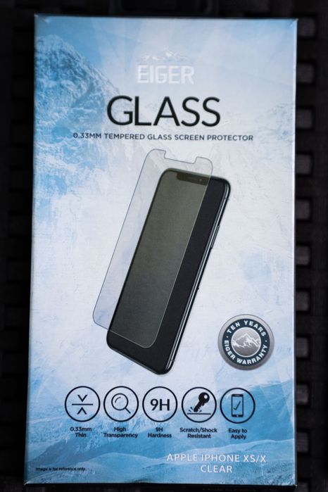 Szkło ochronne do iPhone XS i X jakość premium - Moshi Ion glass Japan