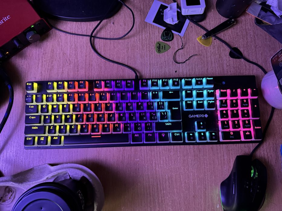 Комплект: монітор Philips + клавіатура Game Pro + миша Game Pro