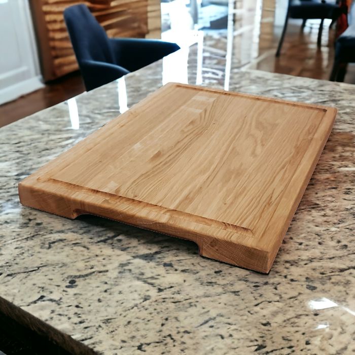 Набір з двох обробних кухонних (розділочних) дошок на підставці