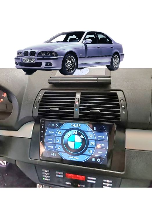 Radio Android 14 com GPS BMW E39/X5 (Artigo Novo)