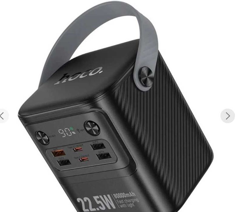 Повербанк Hoco J152, 80000 mAh, 22.5W, PD 20W, black Power bank