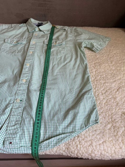Koszula męska, casualowa, letnia, Tommy Hilfiger L.- igła