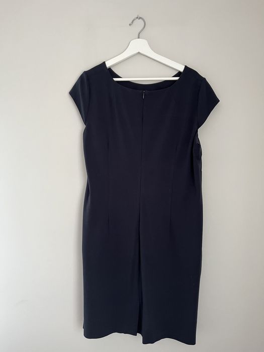 Elegancka granatowa sukienka damska jak nowa