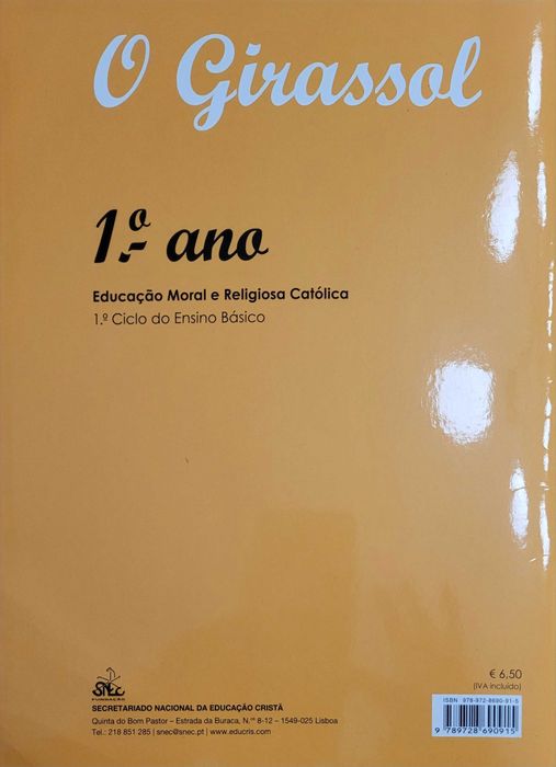O Girassol - Educação Moral e Religiosa 1º Ano - Manual do Aluno