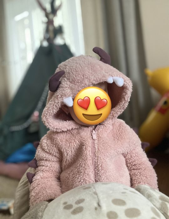 Плюшевий чоловічок з капюшоном для дитини OLD NAVY