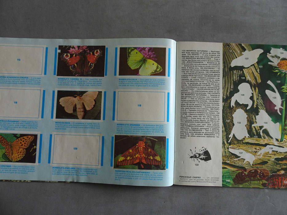 Caderneta de cromos Super Naturama (Tem 180 cromos)