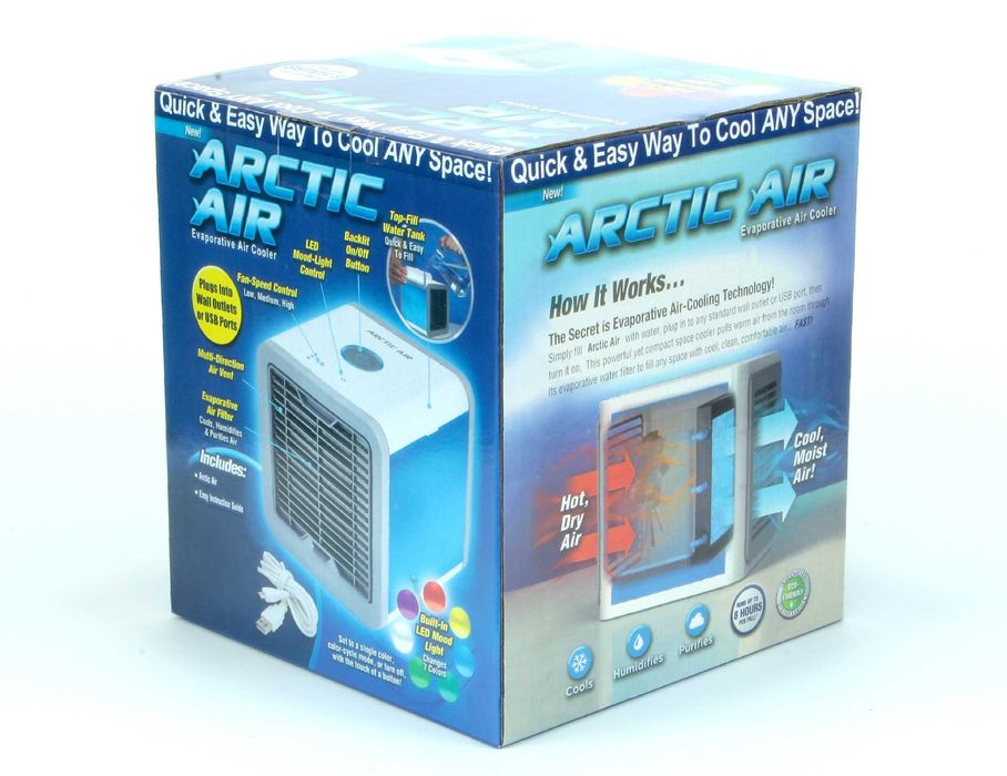 Klimatyzator AIR COOLER / USB / LED / Zasilacz