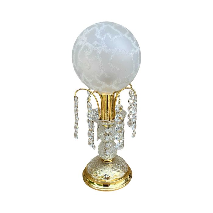 Lampa stołowa, Hollywood Regency, Sölken Leuchten, Niemcy, lata 80.