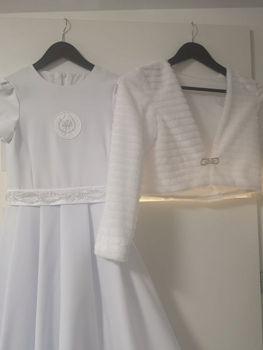 Alba Komunia Zestaw Buty rękawiczki torebka bolerko dla dziewczynki