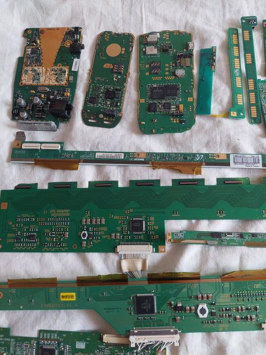 Платы после разбора